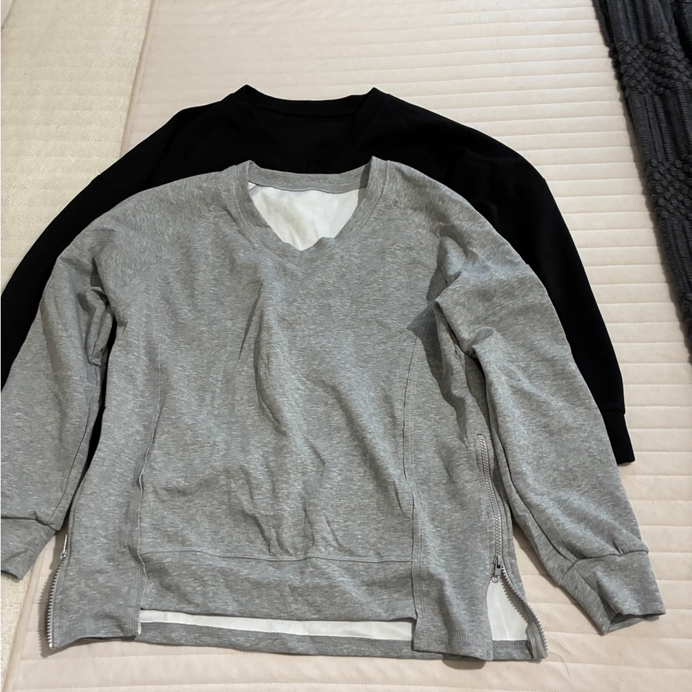 Women’s Black and Gray Sweatshirts Set